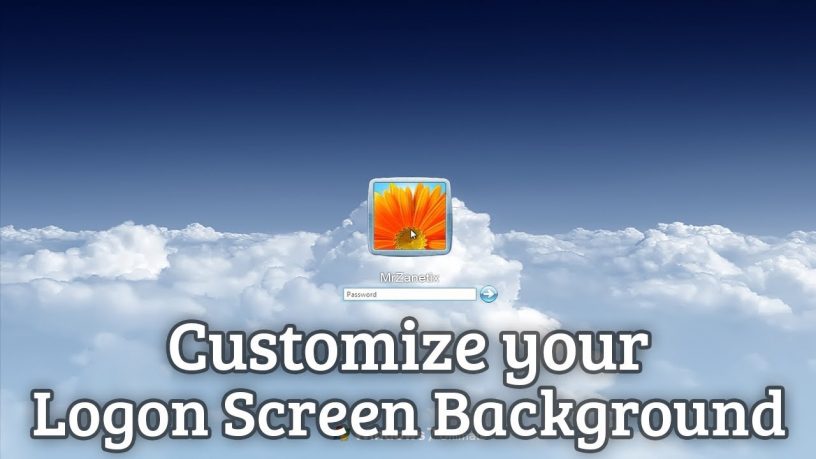 How to customize the login screen on Windows - YellowTube