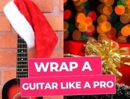 How To Wrap a guitar for Christmas